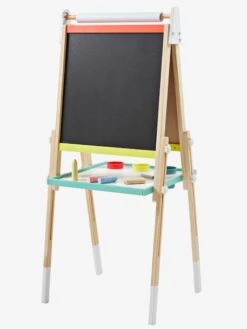 Tableau Pliable Et Réglable En Hauteur 3 En 1 En Bois FSC® Multicolore - Vertbaudet -Enfant Jouet Boutique tableau pliable et reglable en hauteur 3 en 1 en bois fsc 5