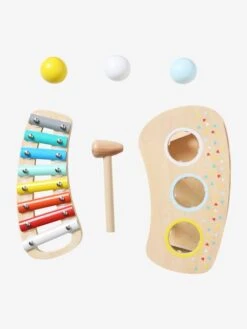 Tap Tap Xylophone 2 En 1 En Bois FSC® Multicolore - Vertbaudet -Enfant Jouet Boutique tap tap xylophone 2 en 1 en bois fsc 3
