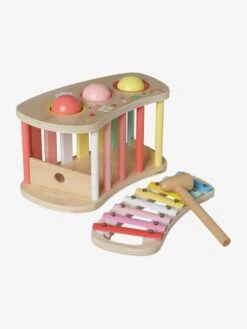 Tap Tap Xylophone 2 En 1 En Bois FSC® Multicolore - Vertbaudet -Enfant Jouet Boutique tap tap xylophone 2 en 1 en bois fsc 4
