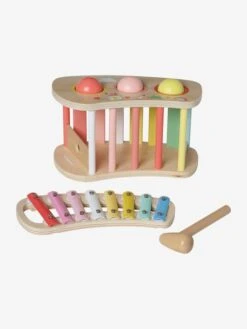 Tap Tap Xylophone 2 En 1 En Bois FSC® Multicolore - Vertbaudet -Enfant Jouet Boutique tap tap xylophone 2 en 1 en bois fsc 5