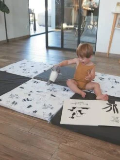 Tapis De Motricité XL Black And White Experience - CANDIDE Blanc - Candide -Enfant Jouet Boutique tapis de motricite xl black and white experience candide 3