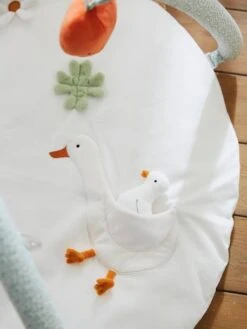 Tapis D'éveil Avec Arches En Coton Nid D'abeille LOVELY FARM Lovely Farm - Multicolore - Vertbaudet -Enfant Jouet Boutique tapis deveil avec arches en coton nid dabeille lovely farm 2