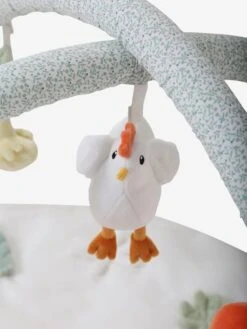 Tapis D'éveil Avec Arches En Coton Nid D'abeille LOVELY FARM Lovely Farm - Multicolore - Vertbaudet -Enfant Jouet Boutique tapis deveil avec arches en coton nid dabeille lovely farm 4