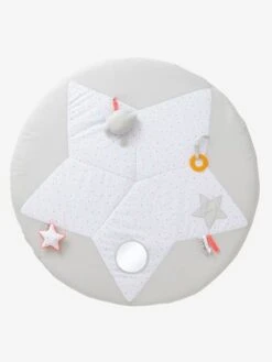 Tapis D'éveil Pluie D'étoiles Blanc Imprimé - Vertbaudet -Enfant Jouet Boutique tapis deveil pluie detoiles 2