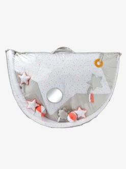 Tapis D'éveil Pluie D'étoiles Blanc Imprimé - Vertbaudet -Enfant Jouet Boutique tapis deveil pluie detoiles 4