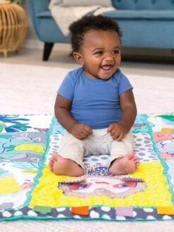 Tapis Géant Découverte Des Sens - INFANTINO Multicolore - Infantino -Enfant Jouet Boutique tapis geant decouverte des sens infantino 3