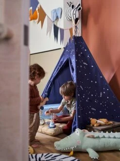 Tipi Avec Détails Phosphorescents Constellation Bleu - Vertbaudet -Enfant Jouet Boutique tipi avec details phosphorescents constellation 4