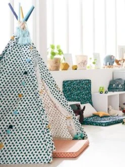 Tipi Réversible Sioux Blanc - Vertbaudet -Enfant Jouet Boutique tipi reversible sioux 5