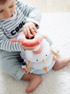 Tour à Empiler En Tissu LEON SUR LE PONTON Multicolore - Vertbaudet -Enfant Jouet Boutique tour a empiler en tissu leon sur le ponton 5